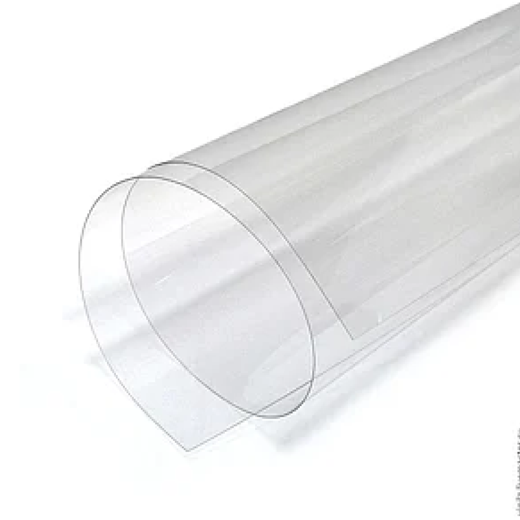PVC листовой прозрачный 0,75мм (1,22м х 2,44м)